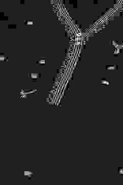 Black Poly Cotton Flared Yarndyed Kurta image number 1