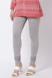 Fuschia Cotton Blend Solid Churidar image number 2