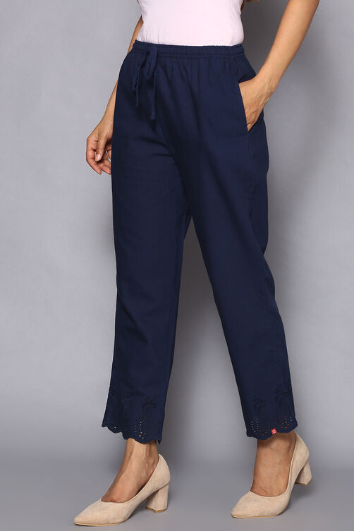 Natural Cotton Ankle Length Pants image number 2