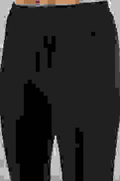 Black Solid Art Silk Anarkali Suit Set image number 2