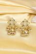 Gold Plated Brass Pearl Dangler Jhumkas image number 0