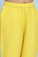 Yellow Cotton Printed A-Line Suit Set image number 2