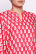 Dark Pink Cotton Printed Loungewear Set image number 1
