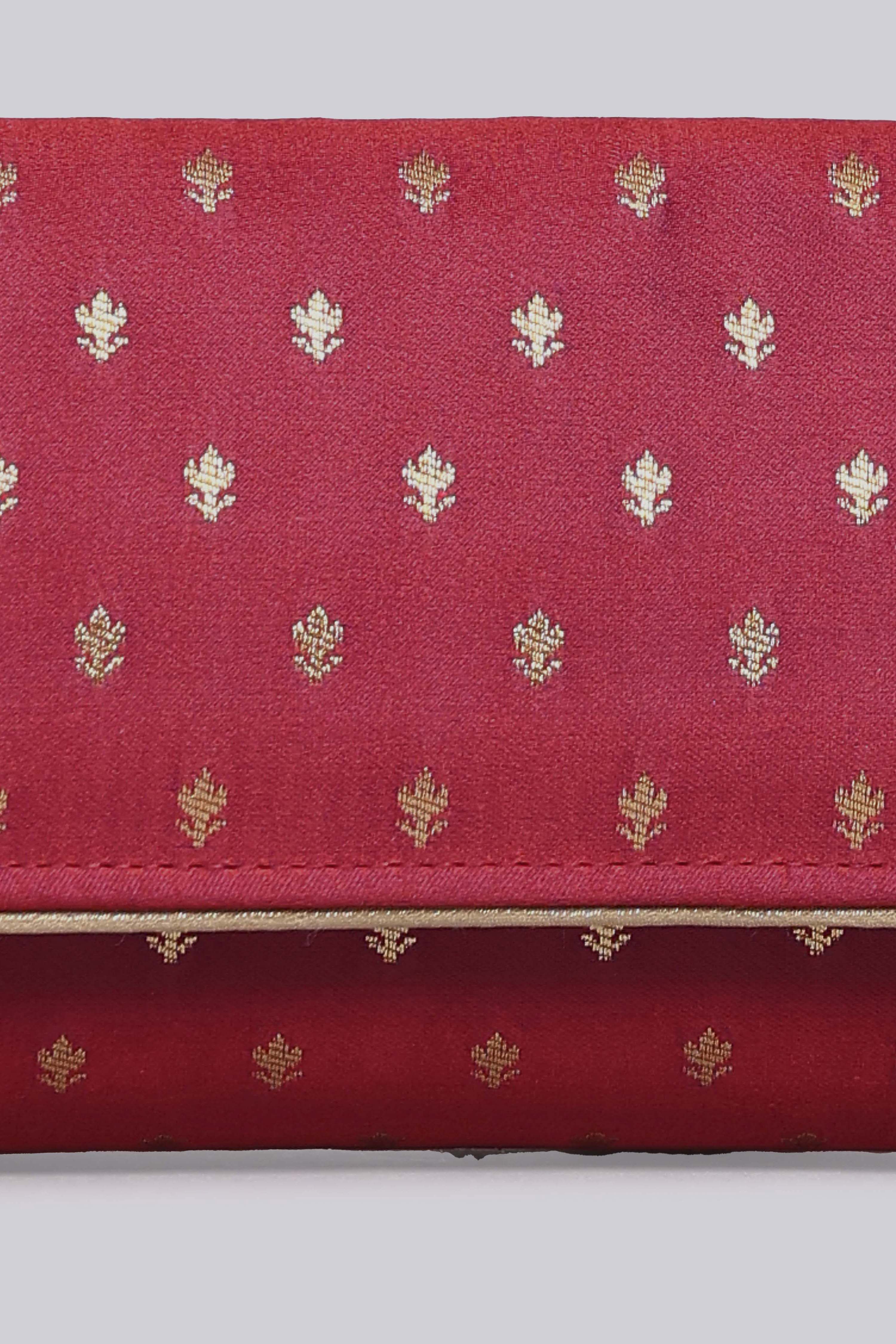 Dark Red Polycotton Handbag image number 1