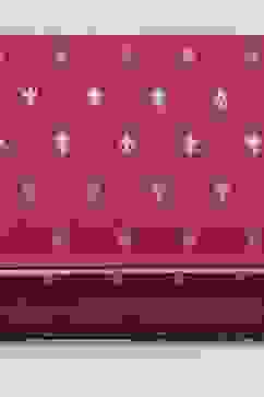 Dark Red Polycotton Handbag image number 1