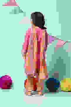 Pink Cotton Straight Kurta Salwar Suit Set image number 4