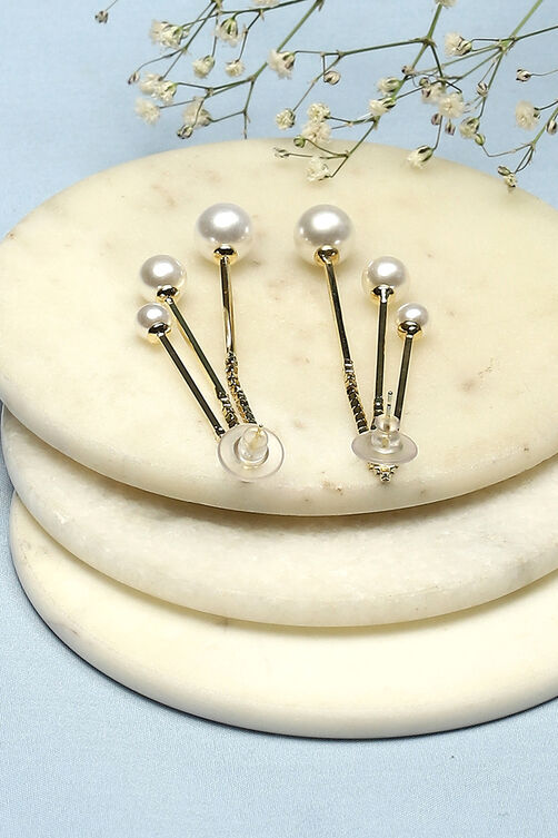Gold Alloy Danglers image number 2