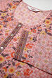 Blue Cotton Straight Printed Kurta image number 1