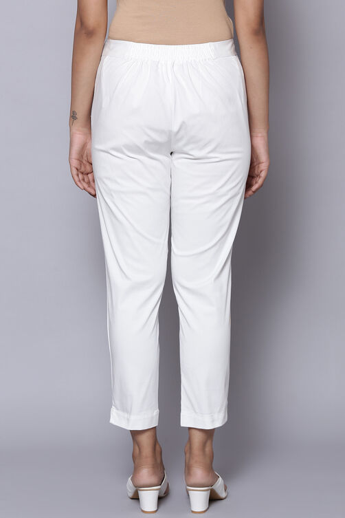 Black cotton lycra Pants image number 4