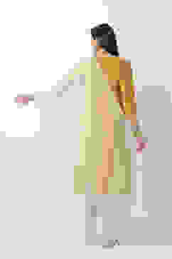 Off White Art Silk Dupatta image number 2