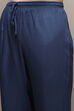 Fuschia Rayon Straight Kurta Pant Suit Set image number 2
