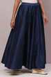 Peacock Flared Art Silk Skirts image number 3