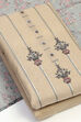 Beige Chanderi Unstitched Suit Set image number 6