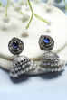 Navy Brass Jhumka image number 0