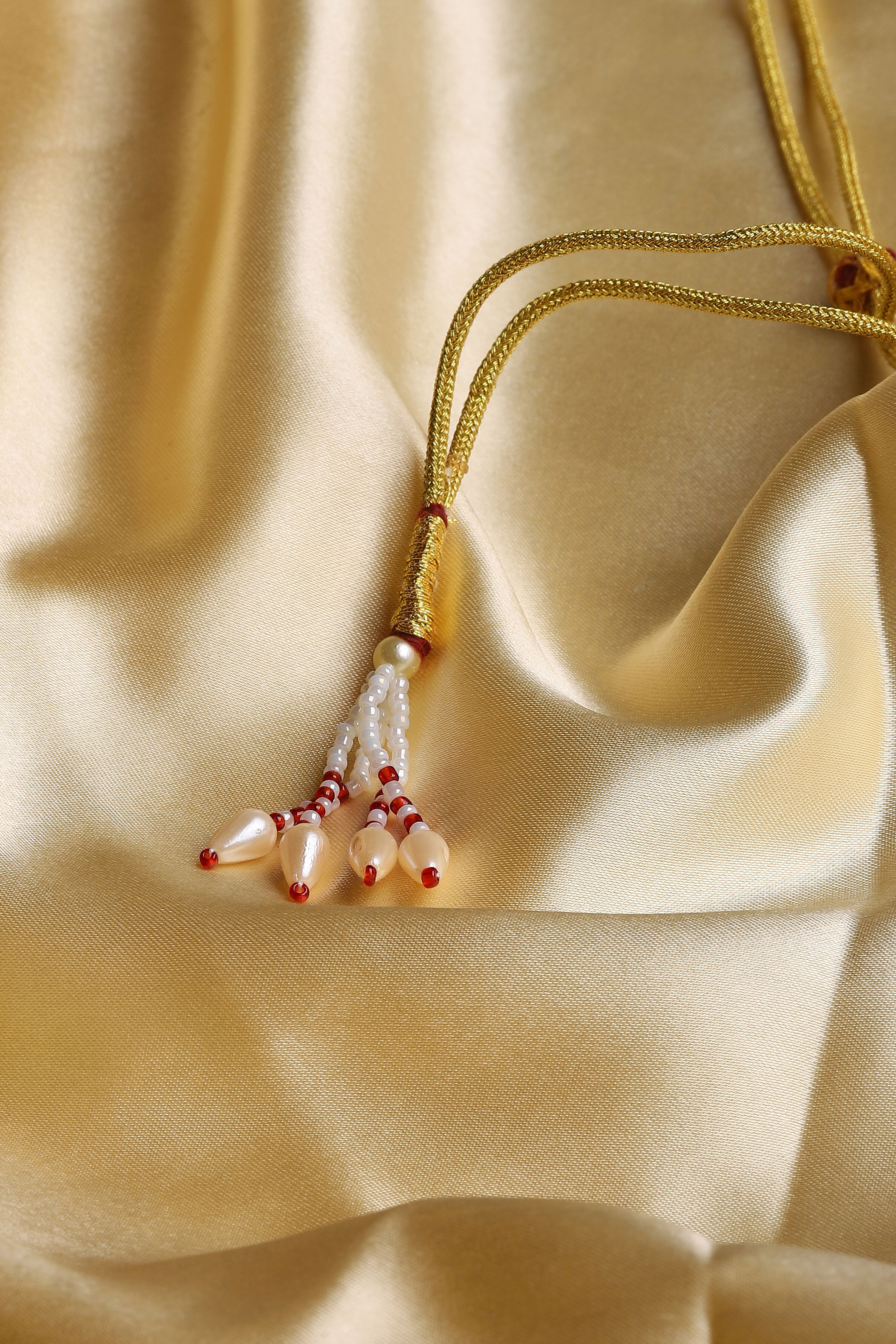 Champagne Alloy Necklace Set image number 2