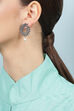 Silver Oxidised Studs image number 1