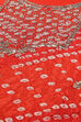 Orange Silk Blend Unstitched Suit set image number 2