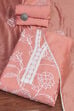 Yellow Modal Machine Embroidered Unstitched Suit Set image number 0