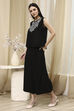 Black Solid Straight Co-ord Set image number 3