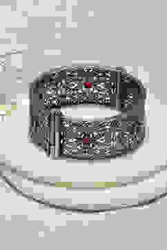 Oxidised-Red Brass Bangles image number 0