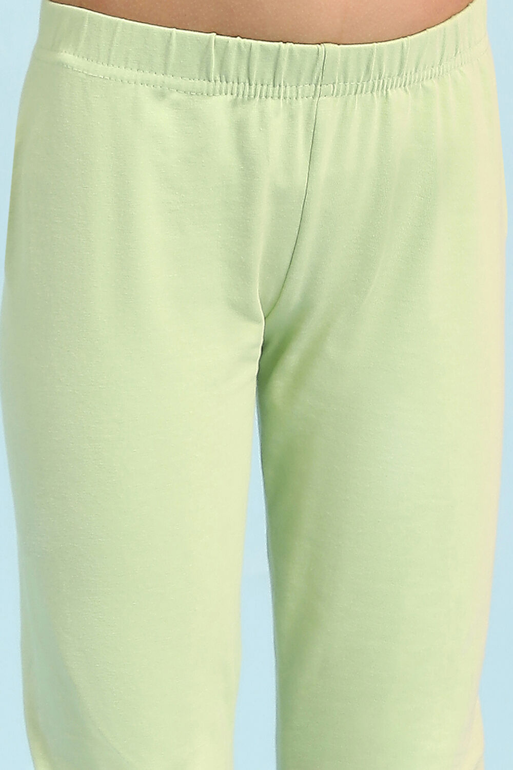 Pastel Green Cotton Tiered Suit Set image number 2