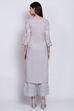 Lime Yellow Cotton Straight Printed Kurta image number 5