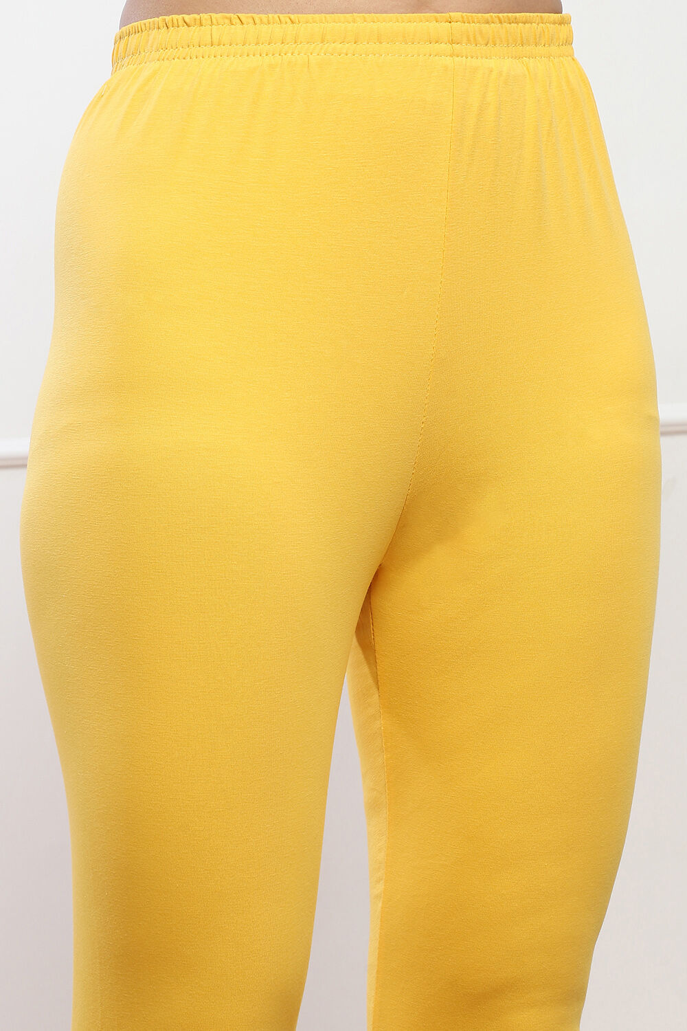 Fuchsia Cotton Blend Solid Churidar image number 1