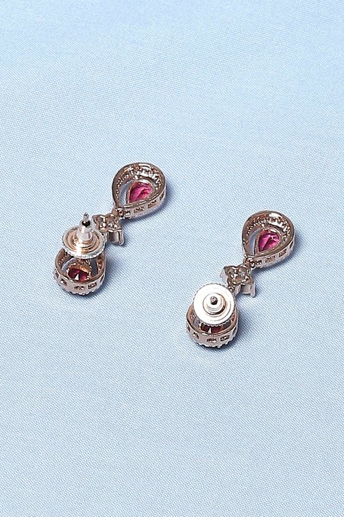 Red Brass Earrings image number 2