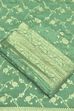 Lavender Jacquard Traditional Weaving Unstitched Suit Set image number 1