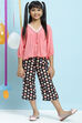 Black Straight Art Silk Girls Bottom Wear image number 4