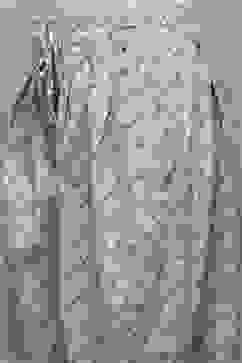 Grey Cotton Gathered Suit Set image number 2