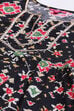 Blue Rayon Flared Printed Kurta image number 1