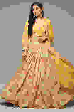 Yellow Modal Lehenga Set image number 6
