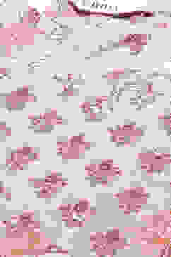 Blush Brown Poly Cotton Straight Suit Set image number 1