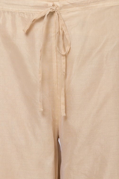 Beige Poly Cotton Palazzo image number 1