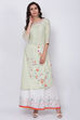 Green Straight Kurta image number 0