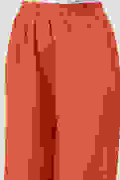 Red Cotton Hand Block Print Unstitched Suit Set image number 3