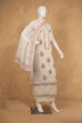 Pink Cotton Viscose Printed Unstitched Suit Set image number 4