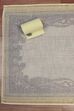 Sky Blue Linen Unstitched Suit Set image number 3