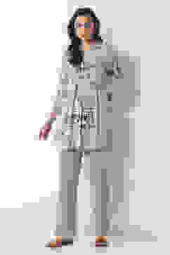 Beige Cotton Chinos Pants image number 0