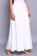 White Cotton Flared Palazzo Pants image number 4