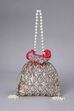 Fuchsia Fabric Potli Bag image number 1