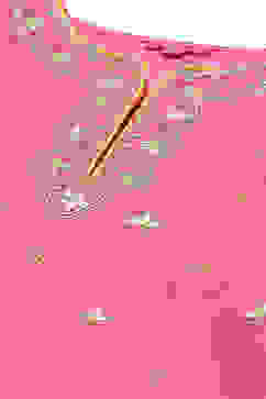 Pink Cotton Blend Straight Kurta Churidar Suit Set image number 1