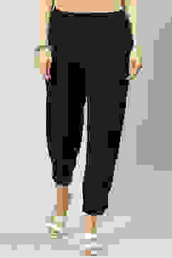 Black Viscose Pants image number 0