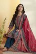 Blue Cotton Straight Kurta