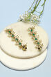 Green Brass Earrings image number 2