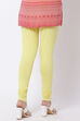 Fuschia Cotton Blend Solid Churidar image number 4