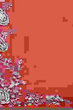 Red Viscose A-Line Solid Kurta Suit Set image number 2