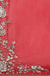 Red Viscose A-Line Solid Kurta Suit Set image number 2