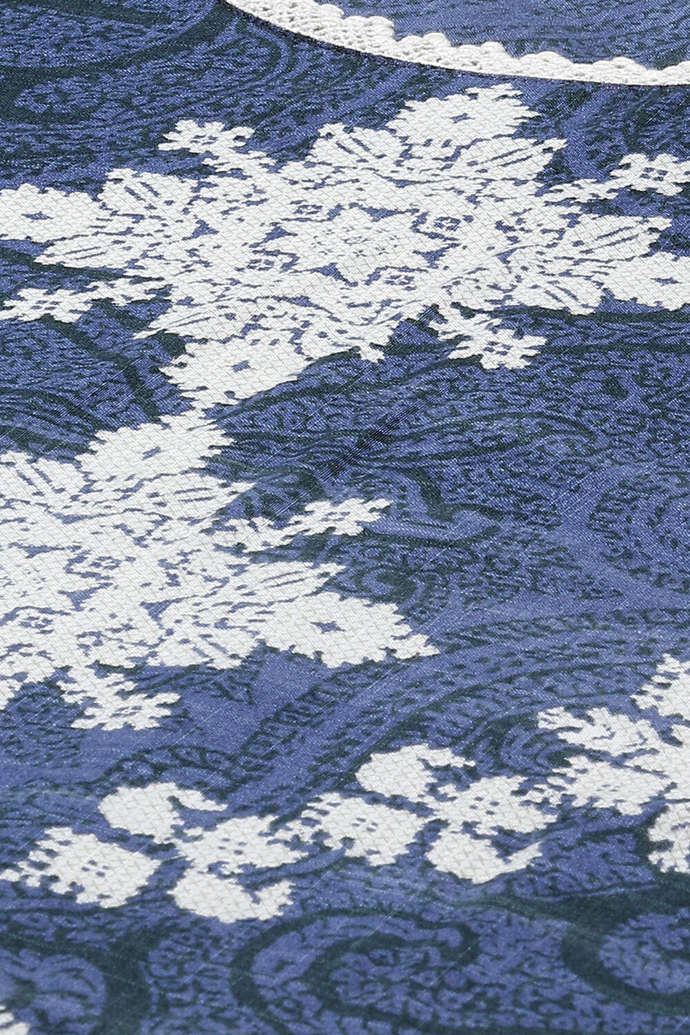 Indigo LIVA Straight Kurta image number 1